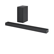 Sound bar with speaker right side view
