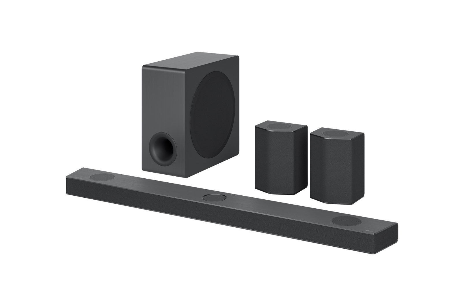 Sound bar right side view with speaker