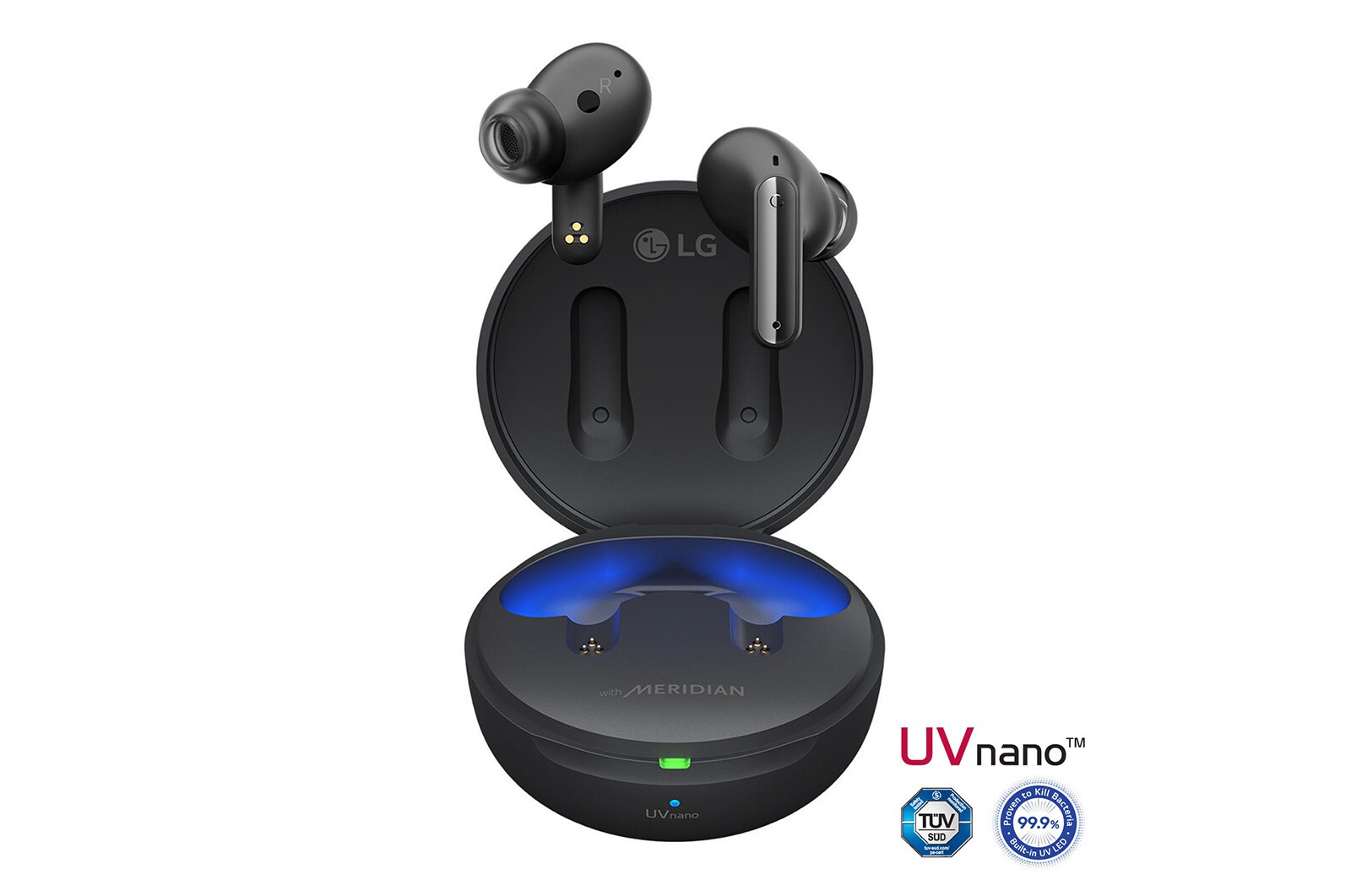 LG TONE Free FP8 - Enhanced Active Noise Cancelling True Wireless Bluetooth UVnano Earbuds, TONE-FP8