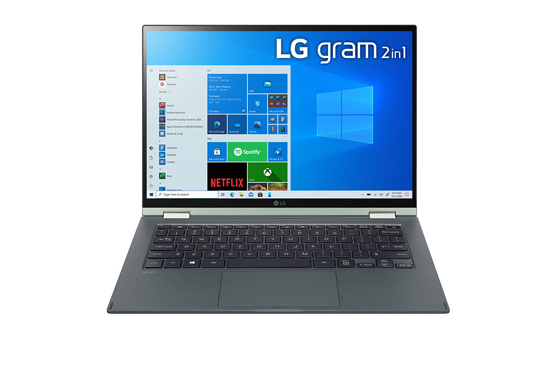 LG gram 14” 2-in-1 Laptop with 16:10 WUXGA IPS Touch Screen