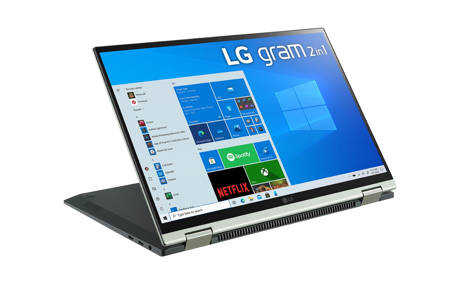 LG gram 14” 2-in-1 Laptop with 16:10 WUXGA IPS Touch Screen Display, 11th Gen Intel® Core™ (Certified Evo™ Platform) i5 Processor and Wacom Pen, 14T90P-G.AA54A3