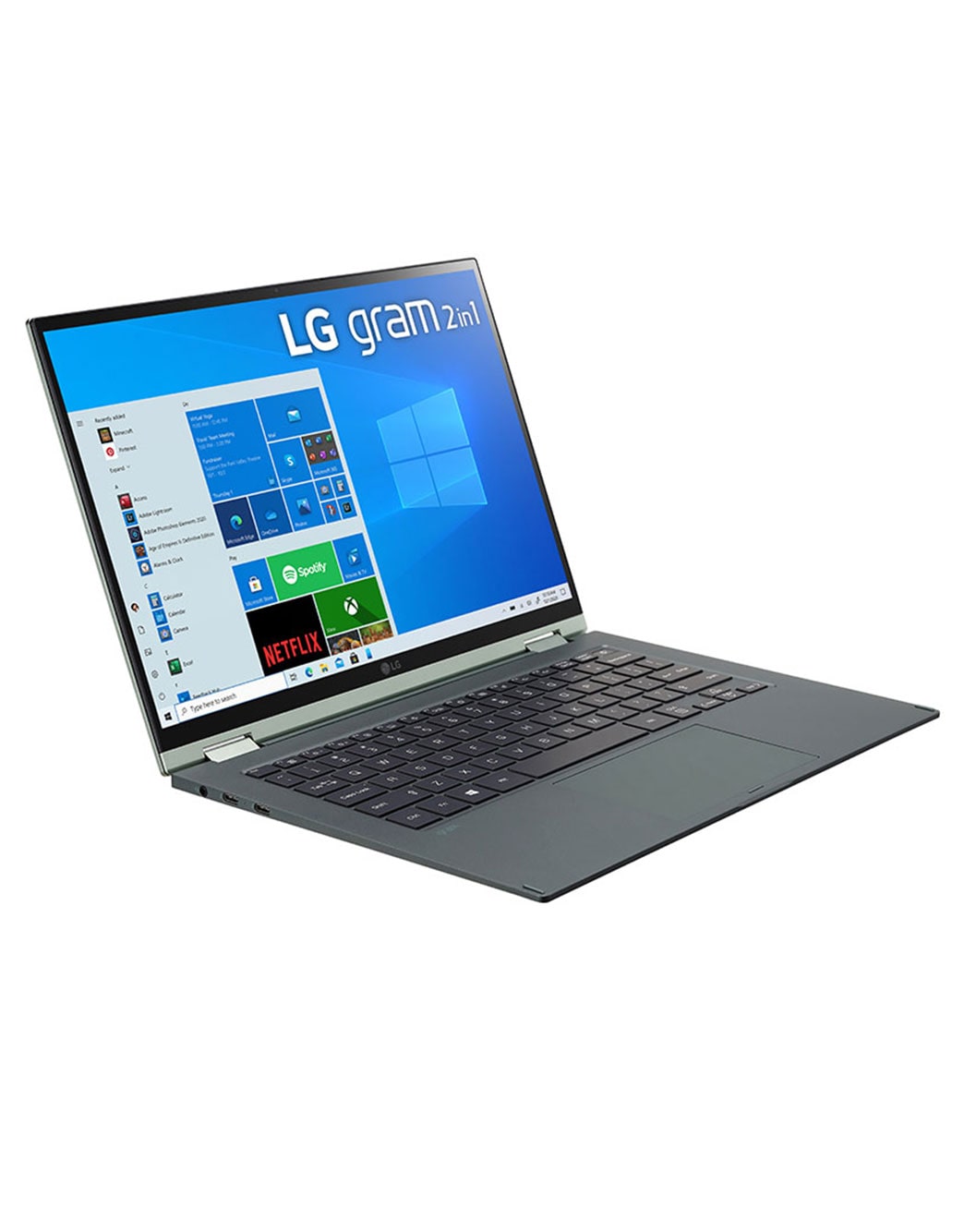 LG gram 14” 2-in-1 Laptop with 16:10 WUXGA IPS Touch Screen