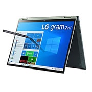 LG gram 14” 2-in-1 Laptop with 16:10 WUXGA IPS Touch Screen Display, 11th Gen Intel® Core™ (Certified Evo™ Platform) i5 Processor and Wacom Pen, 14T90P-G.AA54A3