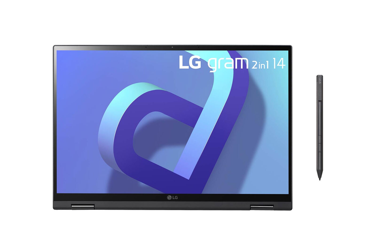 LG gram 14” 2-in-1 Laptop with 16:10 WUXGA IPS Touch Screen Display, 12th Gen Intel® Core™ (Certified Evo™ Platform) i7 Processor and LG Stylus Wacom Pen, 14T90Q-G.AA75A3