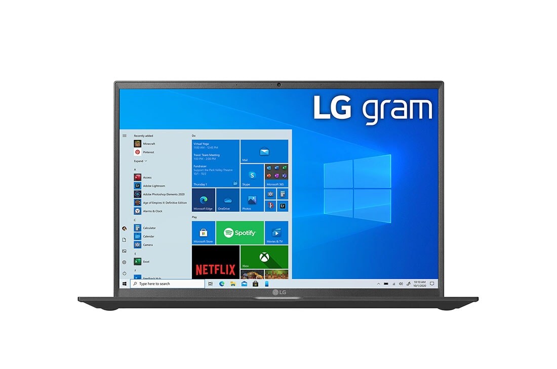 LG gram 14.0" Laptop with 16:10 WUXGA IPS Display, 11th Gen Intel® Core™ (Certified Evo™ Platform) i7 Processor and Thunderbolt™ 4, 14Z90P-V.AP75A3