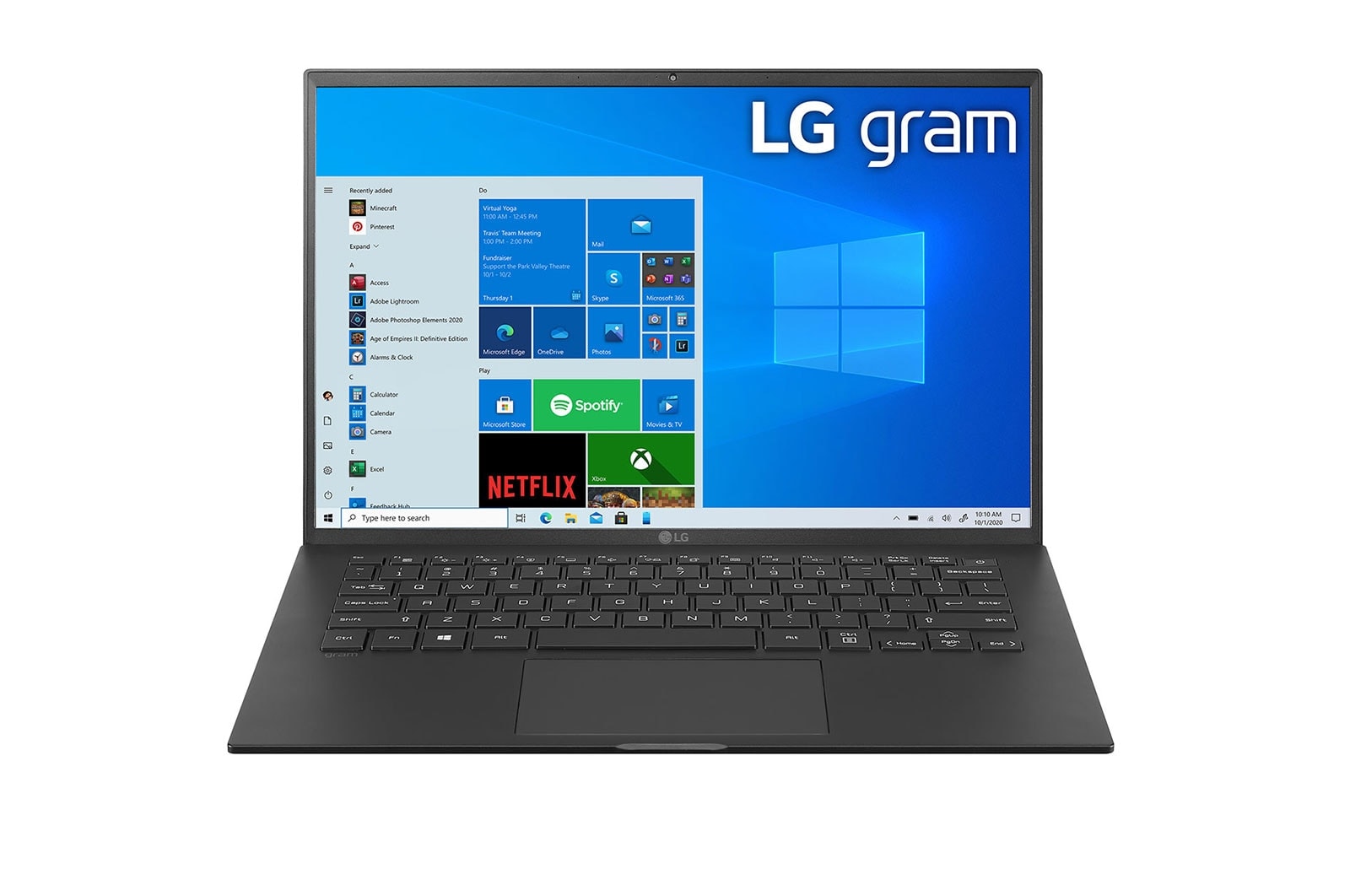 LG gram 14.0" Laptop with 16:10 WUXGA IPS Display, 11th Gen Intel® Core™ (Certified Evo™ Platform) i7 Processor and Thunderbolt™ 4, 14Z90P-V.AP75A3