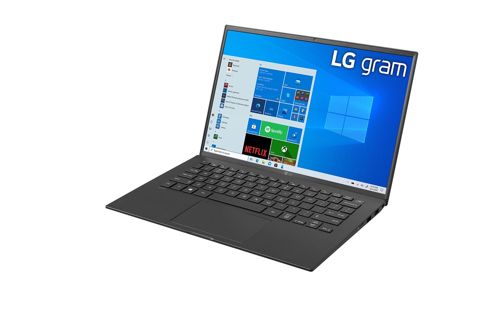 LG gram 14.0" Laptop with 16:10 WUXGA IPS Display, 11th Gen Intel® Core™ (Certified Evo™ Platform) i7 Processor and Thunderbolt™ 4, 14Z90P-V.AP75A3
