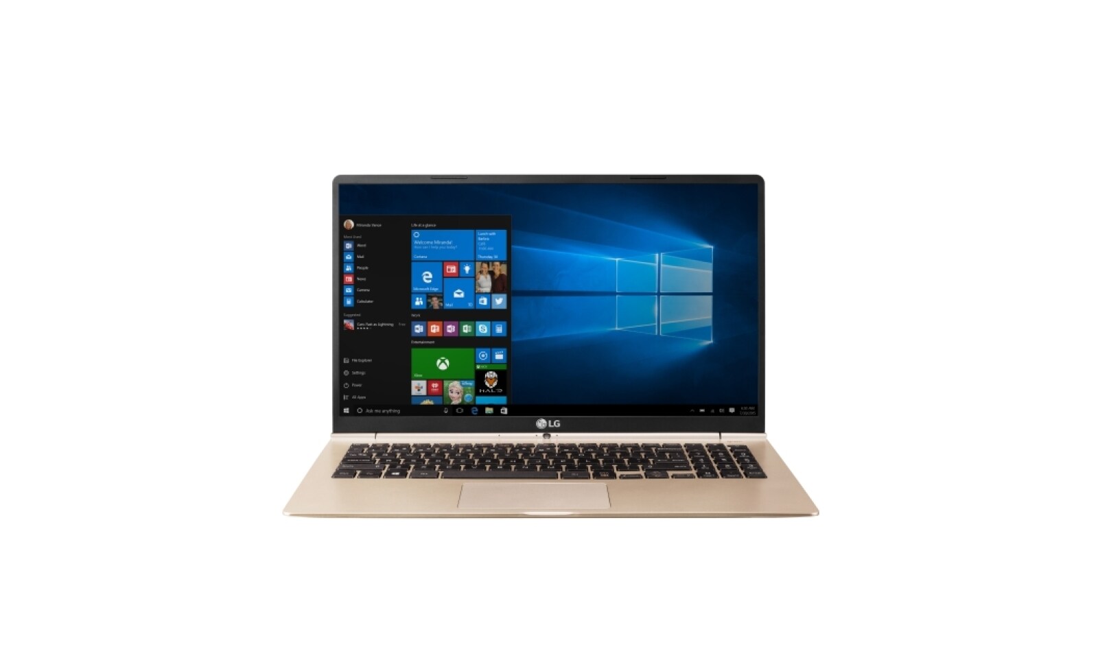 Front view of LG gram 15” Core i5 Processor Ultra-Slim Laptop 15Z960-G.AA5BA3