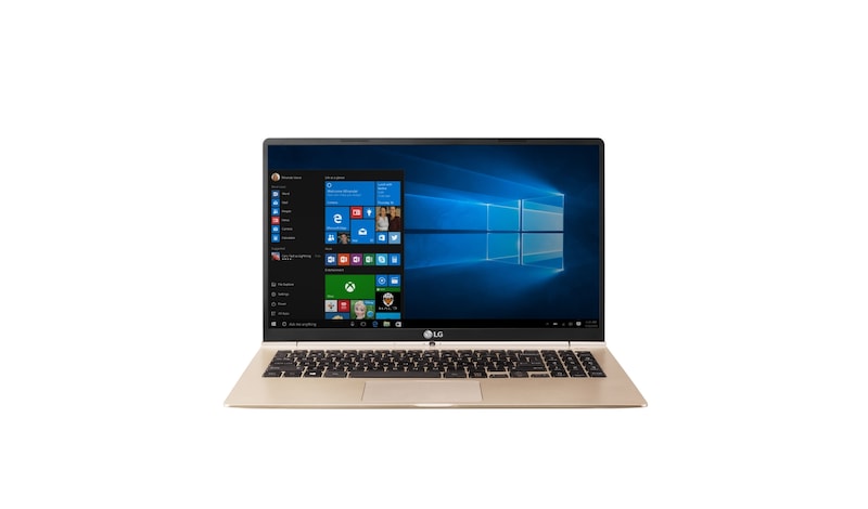 Front view of LG gram 15” Core i7 Processor Ultra-Slim Laptop 15Z960-G.AA7CA3