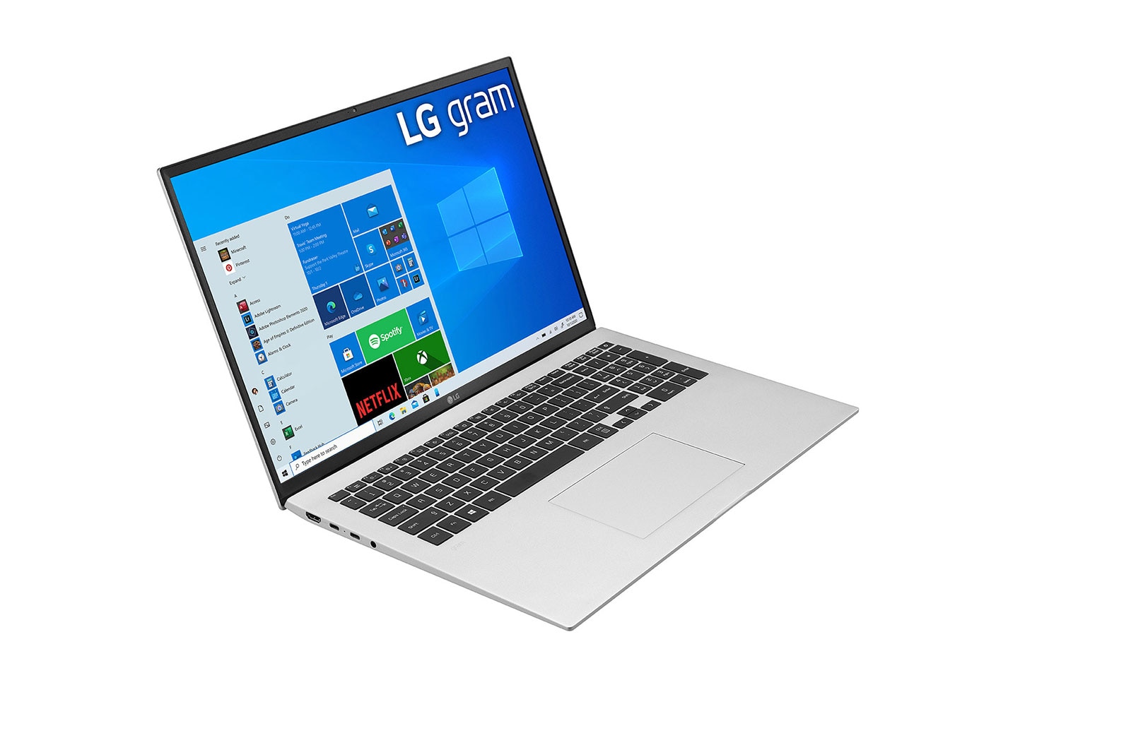 LG gram 17.0" laptop with 16:10 WQXGA IPS Display, 11th Gen Intel® Core™ (Certified Evo™ Platform) i5 Processor and Thunderbolt™ 4, 17Z90P-G.AA56A3