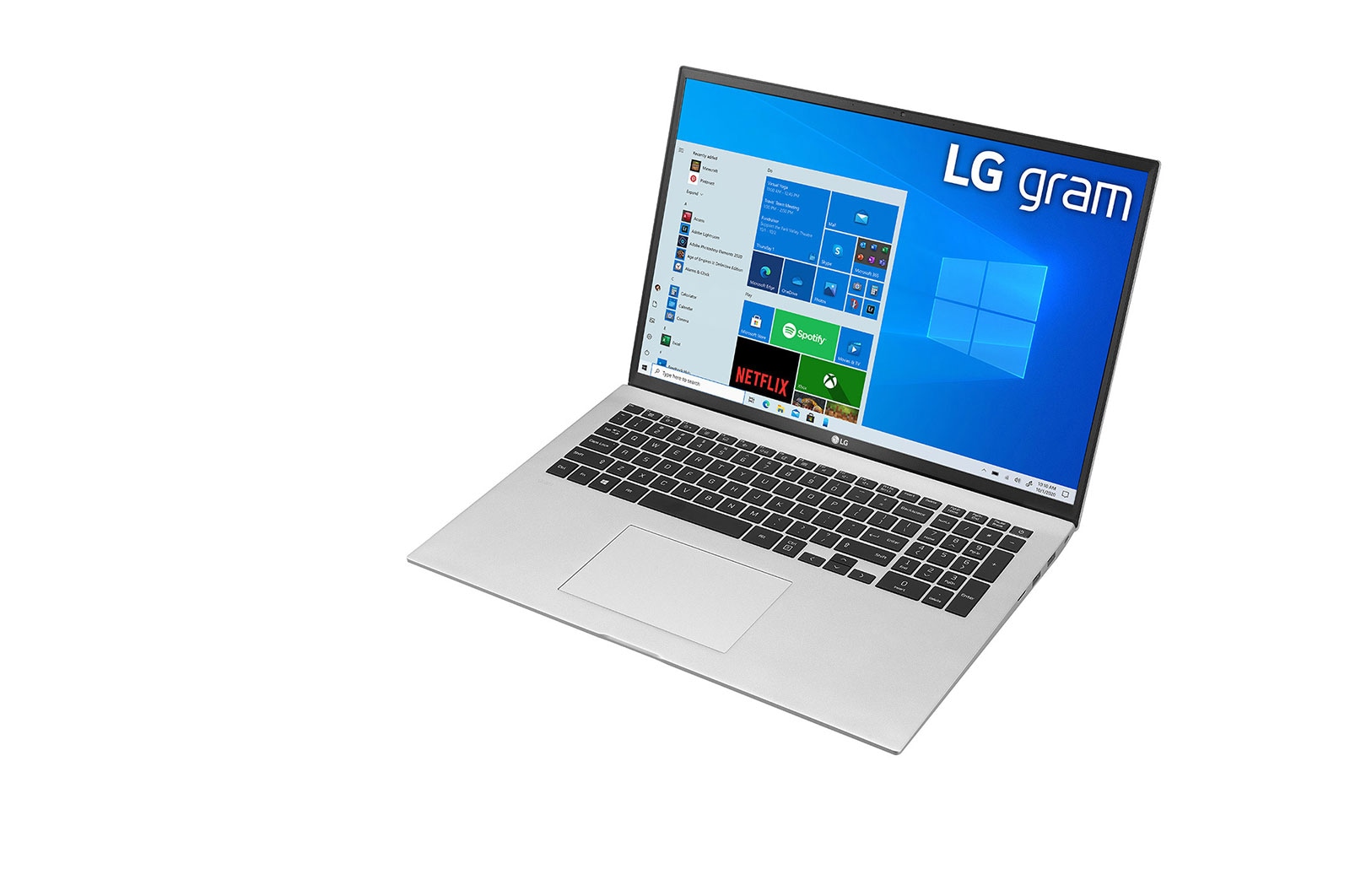LG gram 17.0" laptop with 16:10 WQXGA IPS Display, 11th Gen Intel® Core™ (Certified Evo™ Platform) i5 Processor and Thunderbolt™ 4, 17Z90P-G.AA56A3