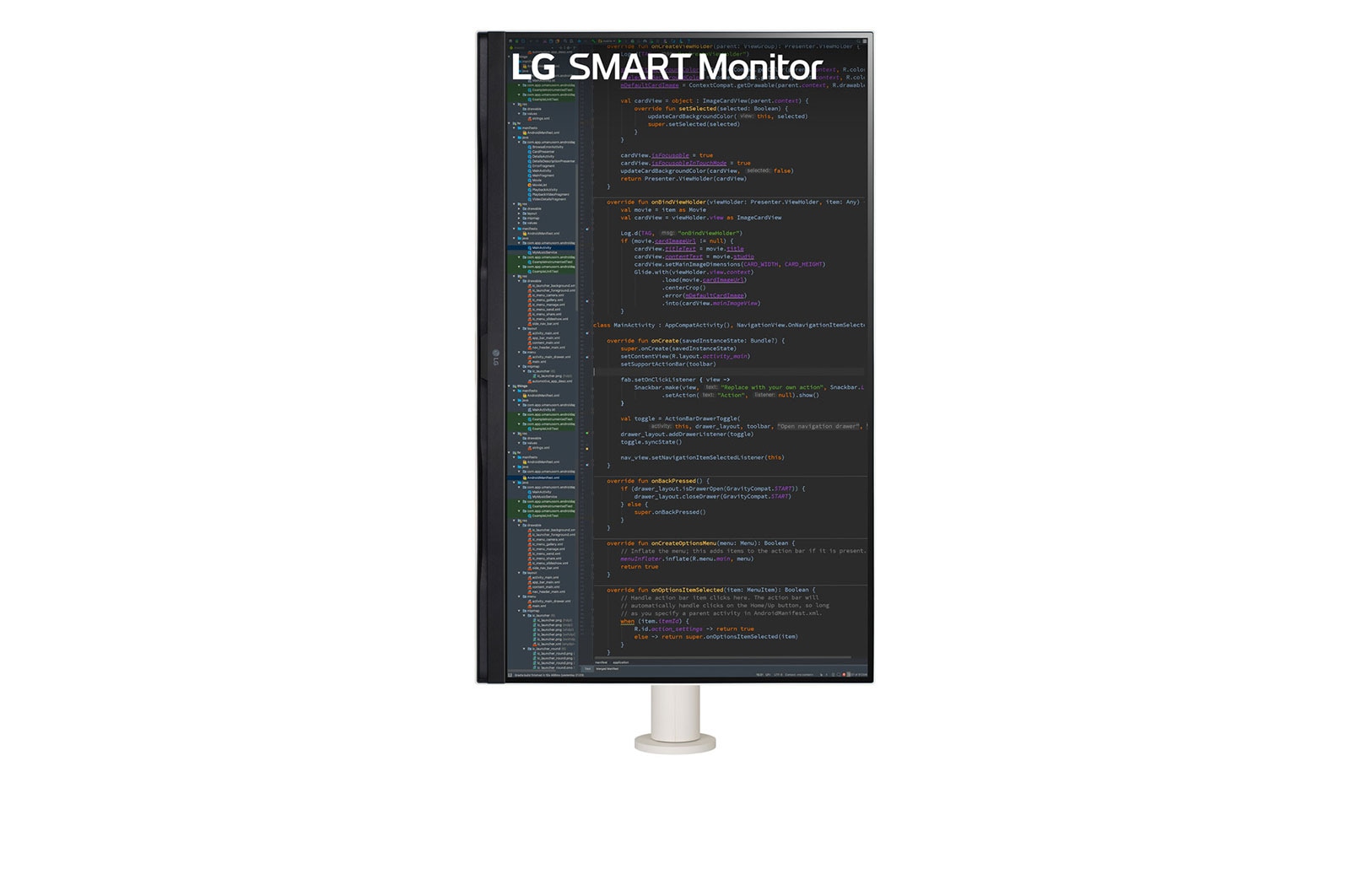 LG UHD 4K 32" SMART Monitor with Ergo Stand, 32SQ780S-W