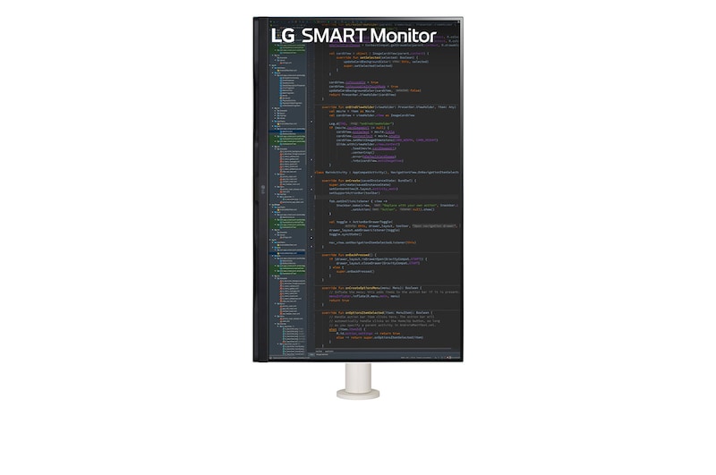 LG UHD 4K 32" SMART Monitor with Ergo Stand, 32SQ780S-W