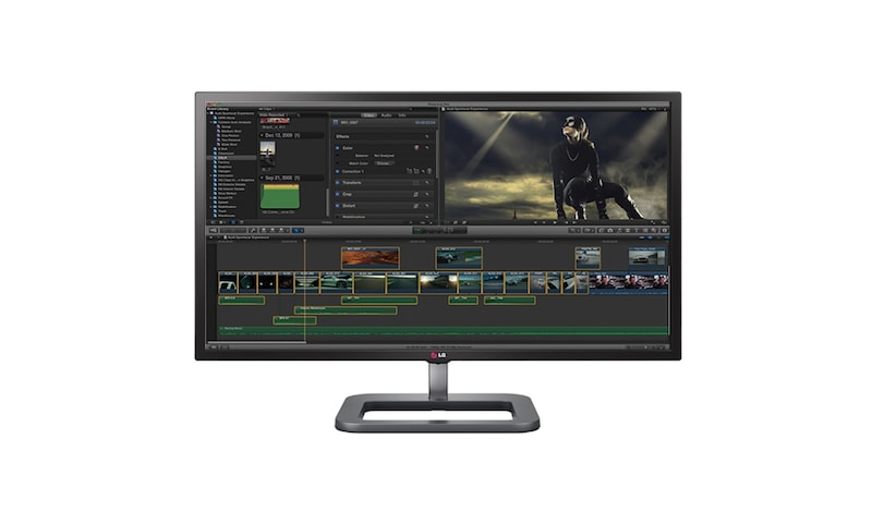 Front view of 31" 17:9 4K UHD Monitor 31MU97