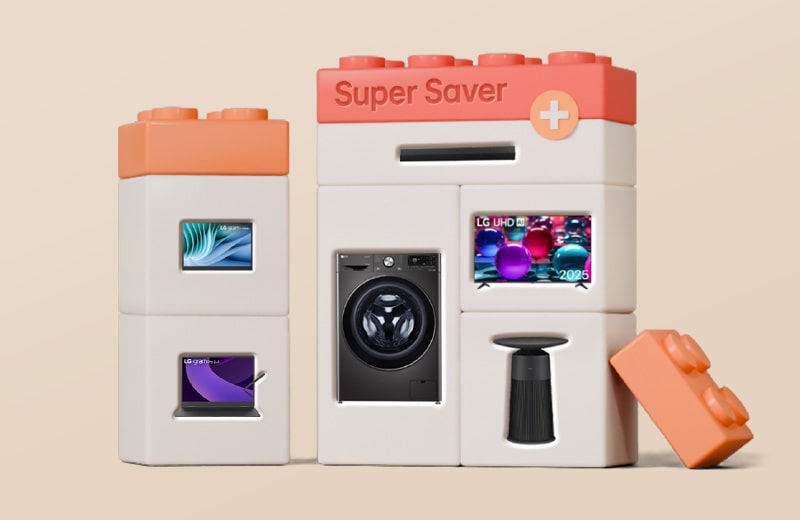 LG Styler® Objet Collection in Mist Beige Bundle with AeroMini Air