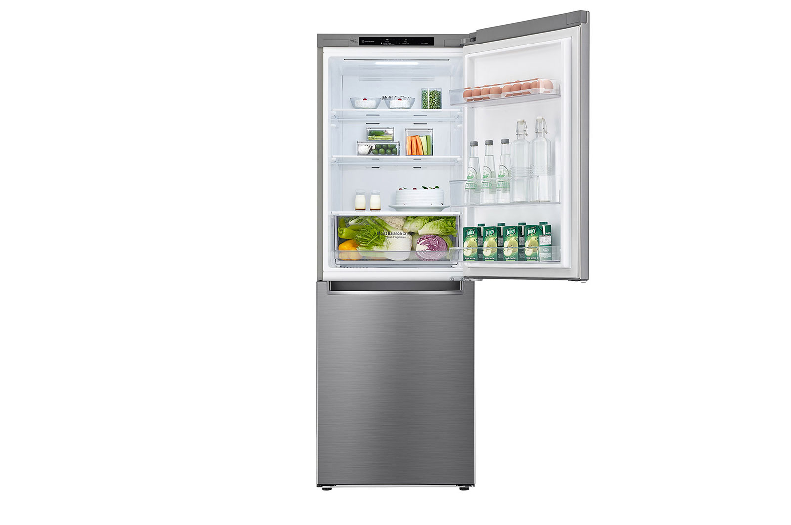 LG 306L Bottom Freezer Refrigerator with Smart Inverter Compressor™, GB-B306PZ