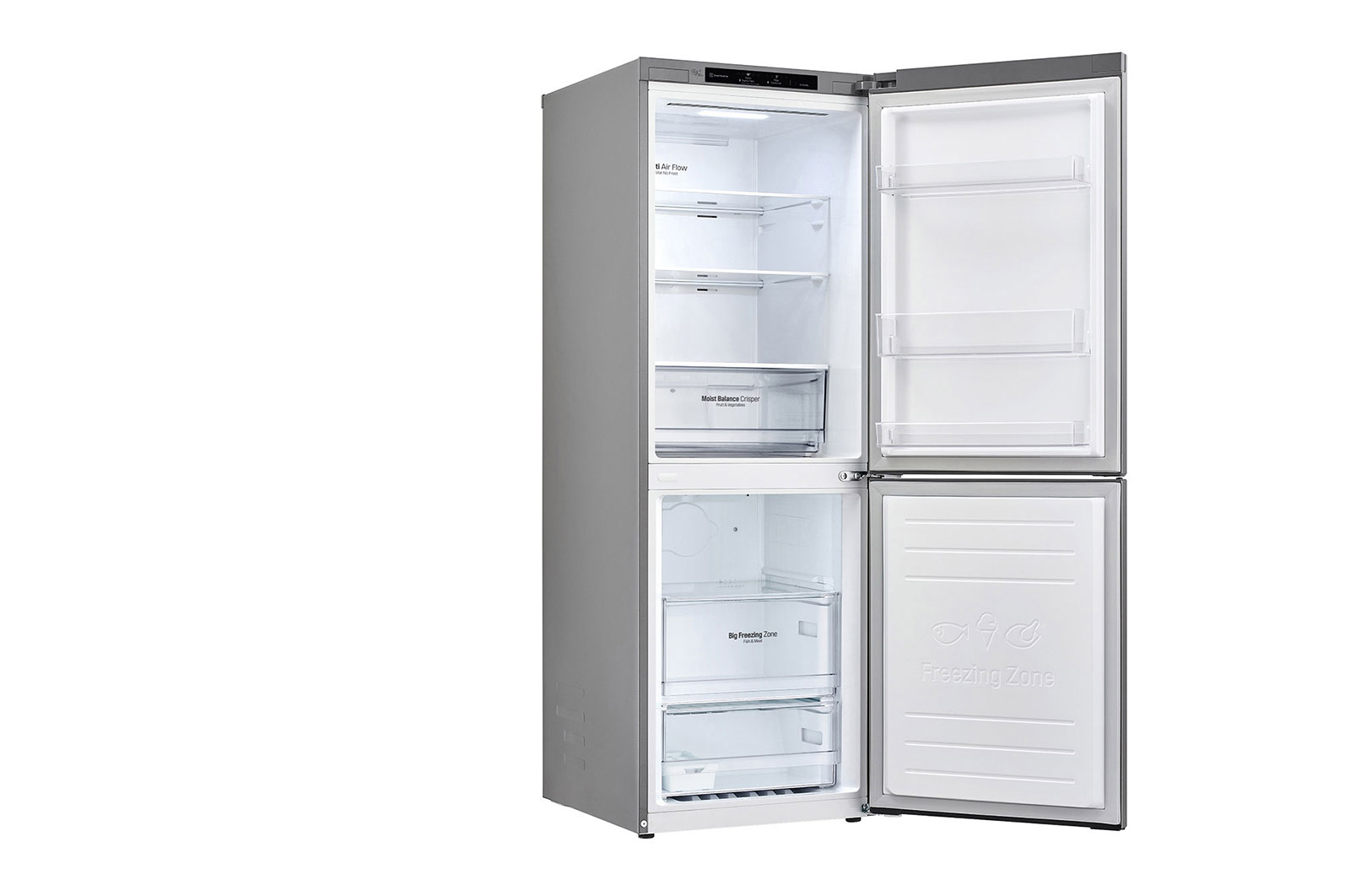 LG 306L Bottom Freezer Refrigerator with Smart Inverter Compressor™, GB-B306PZ