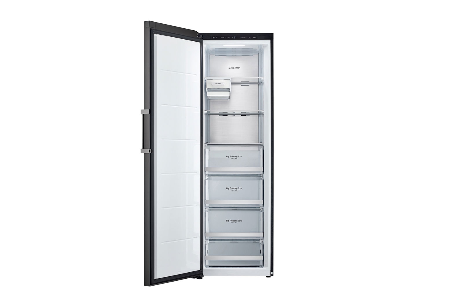 LG 324L 1 Door Freezer with Smart Inverter Compressor in Glass Beige, GB-B3243BE