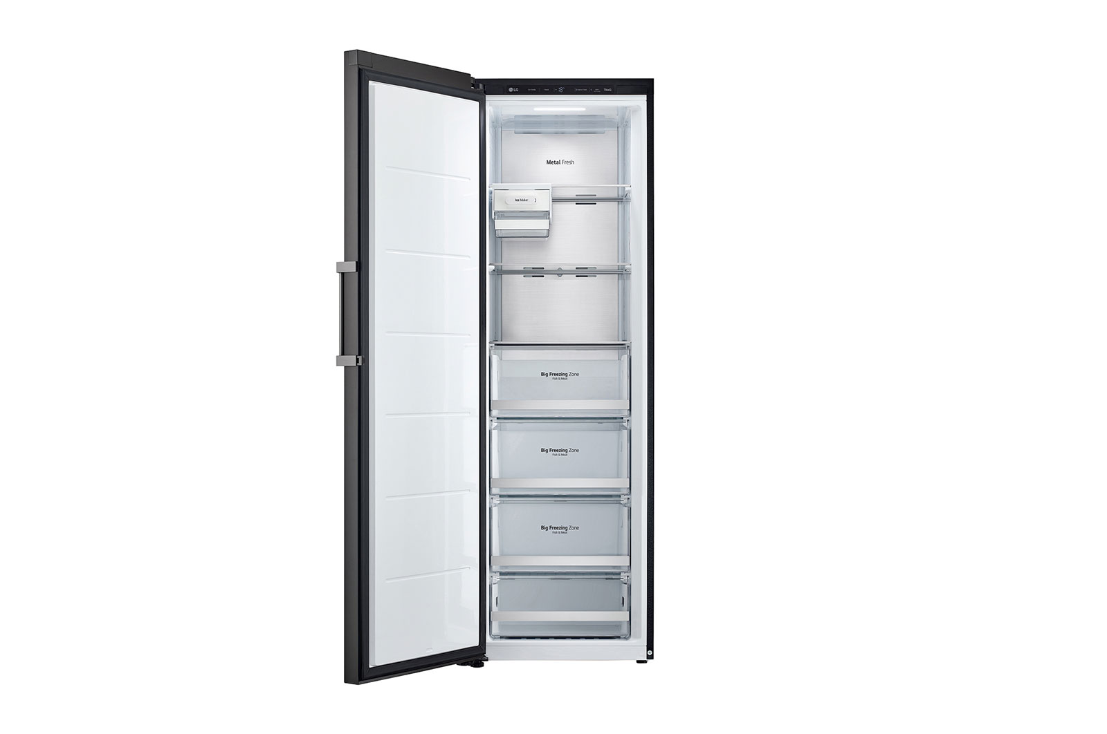 LG 324L 1 Door Freezer with Smart Inverter Compressor in Glass Beige, GB-B3243BE