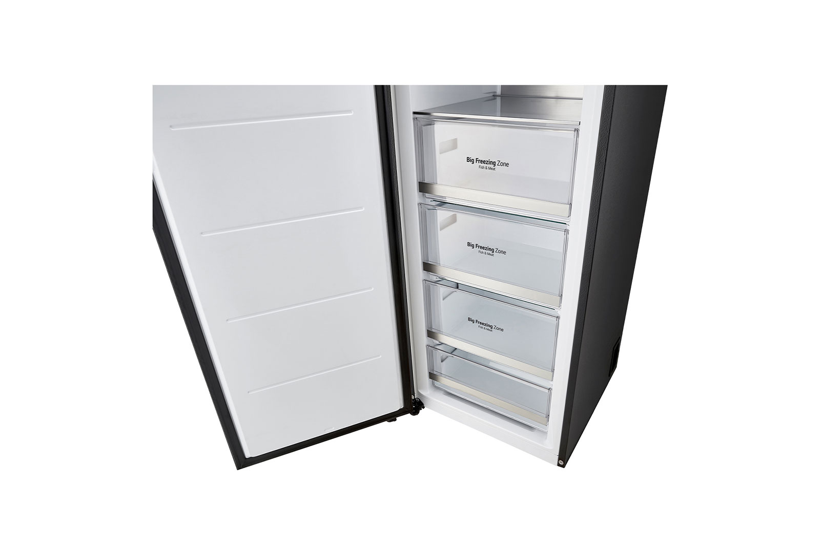 LG 324L 1 Door Freezer with Smart Inverter Compressor in Glass Beige, GB-B3243BE