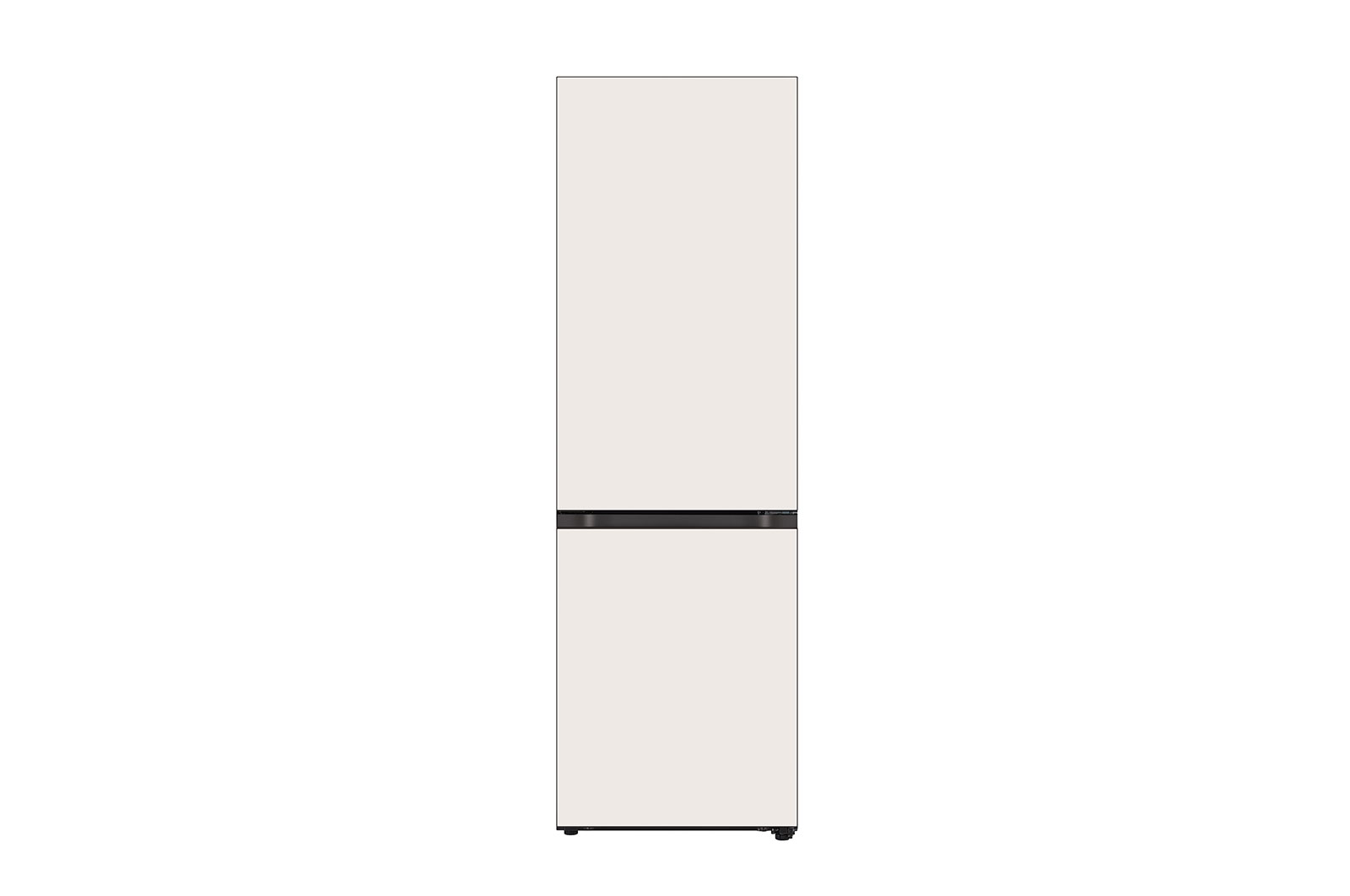 LG 344L Bottom Freezer Refrigerator with Smart Inverter Compressor™ in Cream Beige(Glass)               , GB-B3442BE