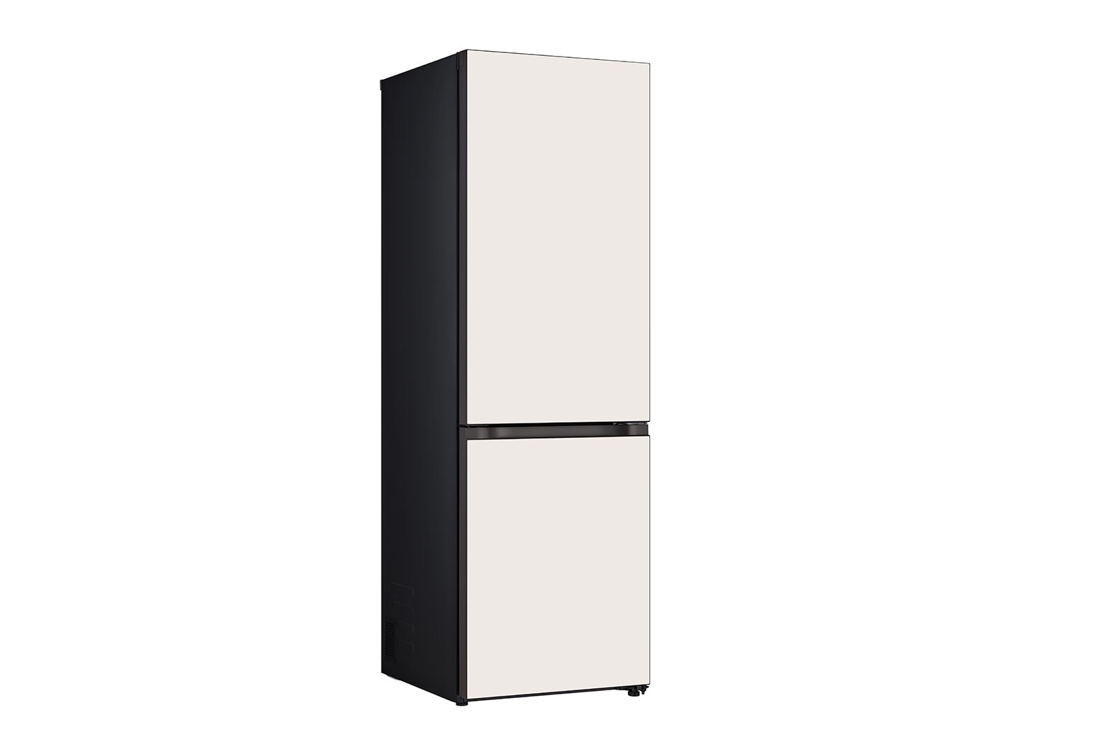 LG 344L Bottom Freezer Refrigerator with Smart Inverter Compressor™ in Cream Beige(Glass)               , GB-B3442BE