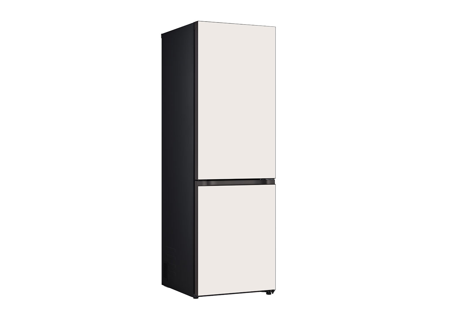 LG 344L Bottom Freezer Refrigerator with Smart Inverter Compressor™ in Cream Beige(Glass)               , GB-B3442BE