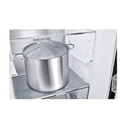LG 344L Bottom Freezer Refrigerator with Smart Inverter Compressor™ in Cream Beige(Glass)               , GB-B3442BE