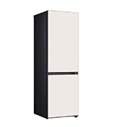 LG 344L Bottom Freezer Refrigerator with Smart Inverter Compressor™ in Cream Beige(Glass)               , GB-B3442BE