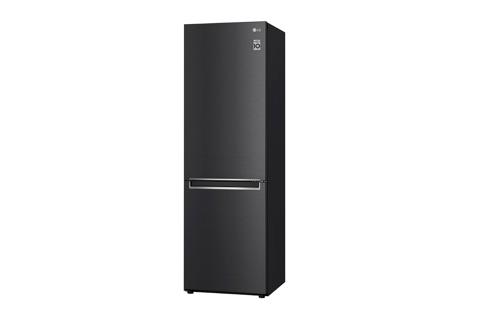 LG 341L Bottom Freezer with Smart Inverter Compressor™ in Matt Black, GB-B3442MC