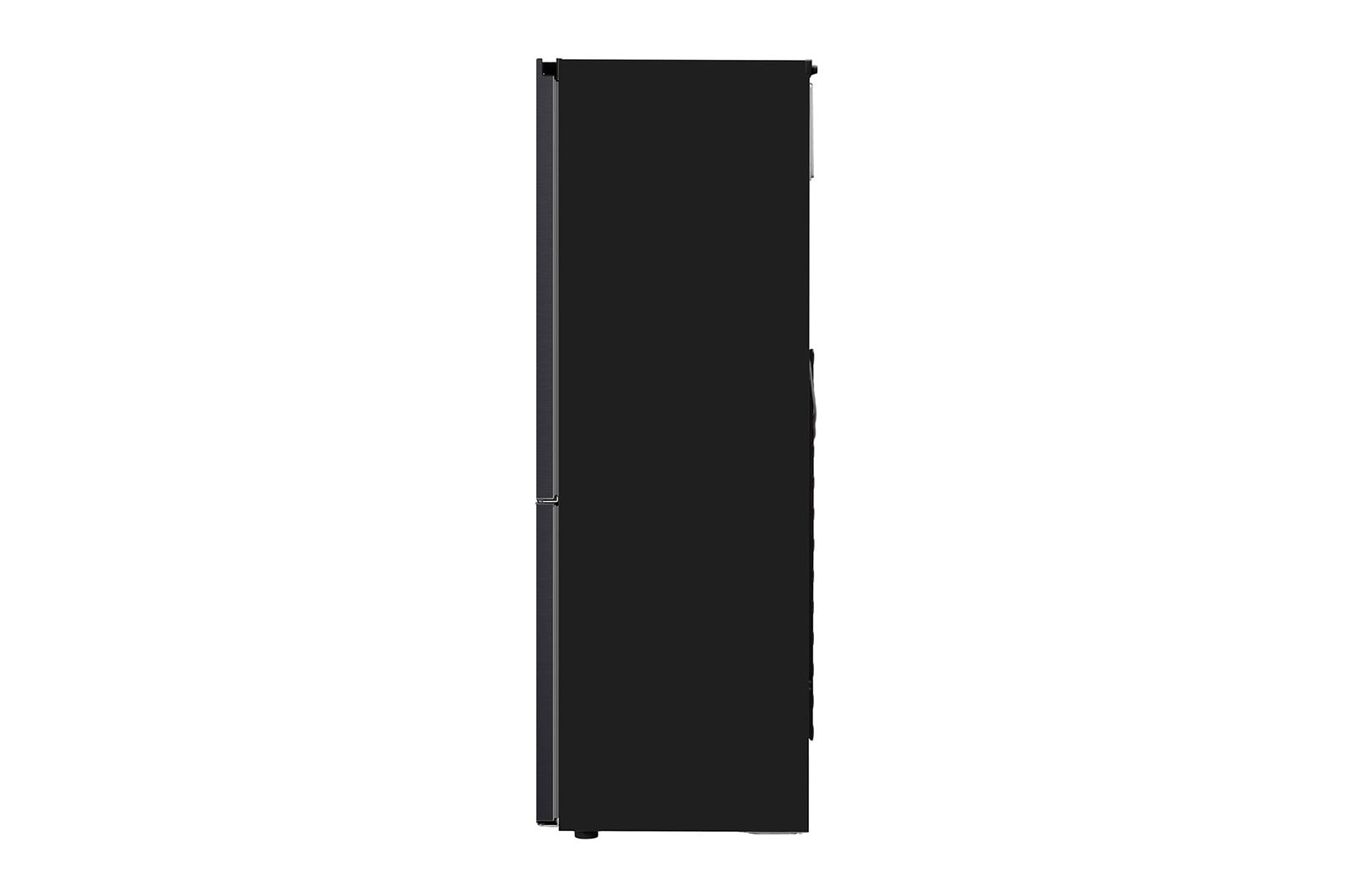 LG 341L Bottom Freezer with Smart Inverter Compressor™ in Matt Black, GB-B3442MC