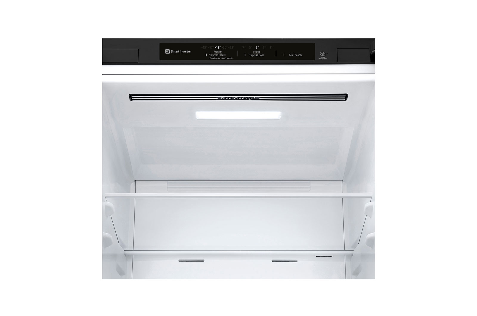 LG 341L Bottom Freezer with Smart Inverter Compressor™ in Matt Black, GB-B3442MC