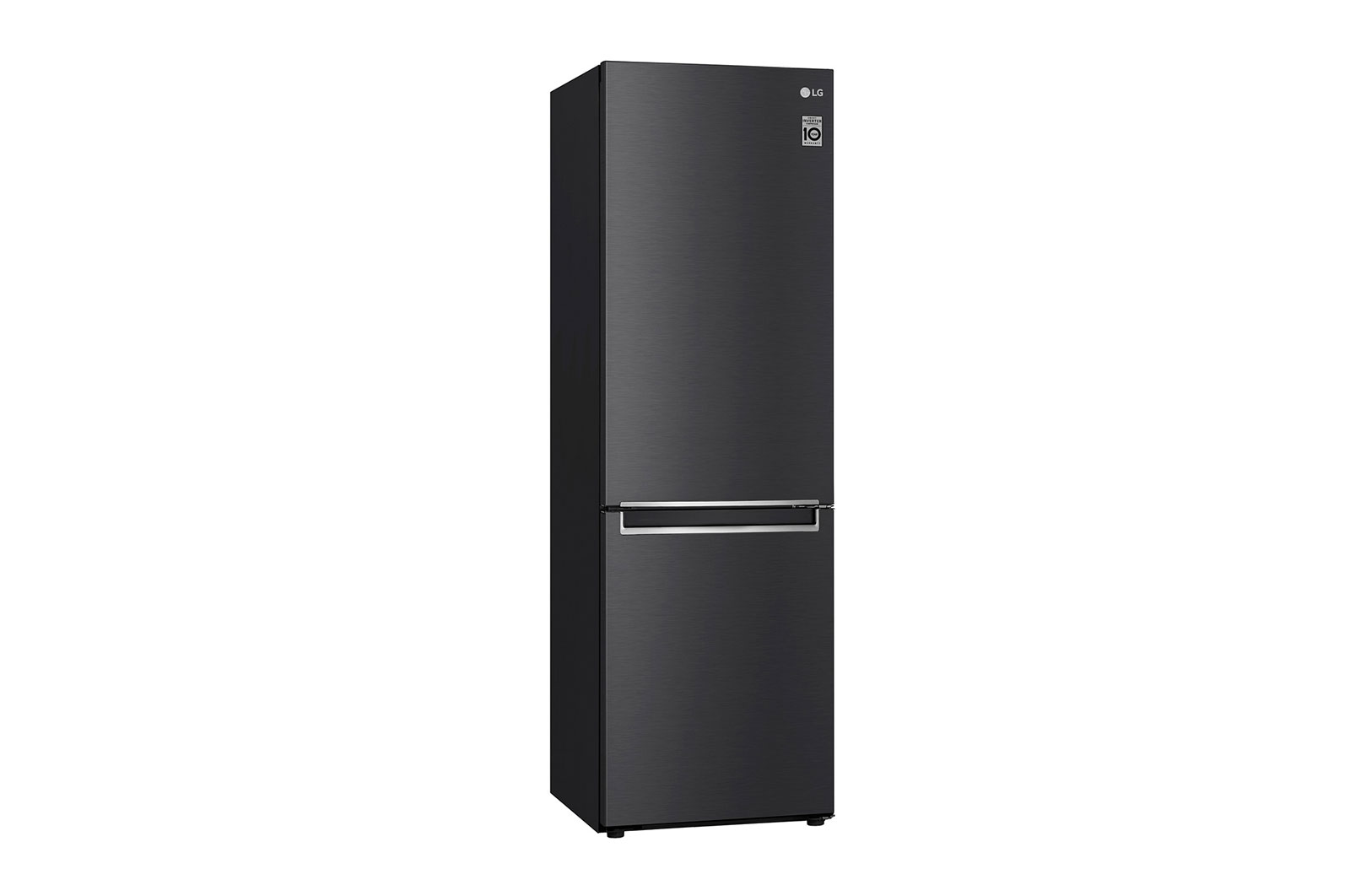 LG 341L Bottom Freezer with Smart Inverter Compressor™ in Matt Black, GB-B3442MC