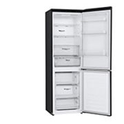 LG 341L Bottom Freezer with Smart Inverter Compressor™ in Matt Black, GB-B3442MC