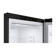 LG 341L Bottom Freezer with Smart Inverter Compressor™ in Matt Black, GB-B3442MC