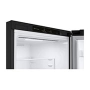 LG 341L Bottom Freezer with Smart Inverter Compressor in Matt Black, GB-B3442MC