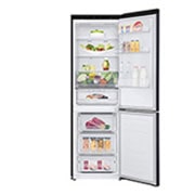 LG 341L Bottom Freezer with Smart Inverter Compressor in Matt Black, GB-B3442MC