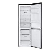 LG 341L Bottom Freezer with Smart Inverter Compressor™ in Matt Black, GB-B3442MC