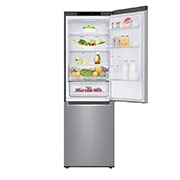 LG 341L Bottom Freezer Refrigerators with Smart Inverter Compressor in Platinum Silver, GB-B3449PZ