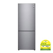 LG 408L Bottom Freezer Refrigerators with Smart Inverter Compressor in Platinum Silver, GB-B4059PZ