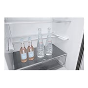 LG 408L Bottom Freezer Refrigerators with Smart Inverter Compressor in Platinum Silver, GB-B4059PZ