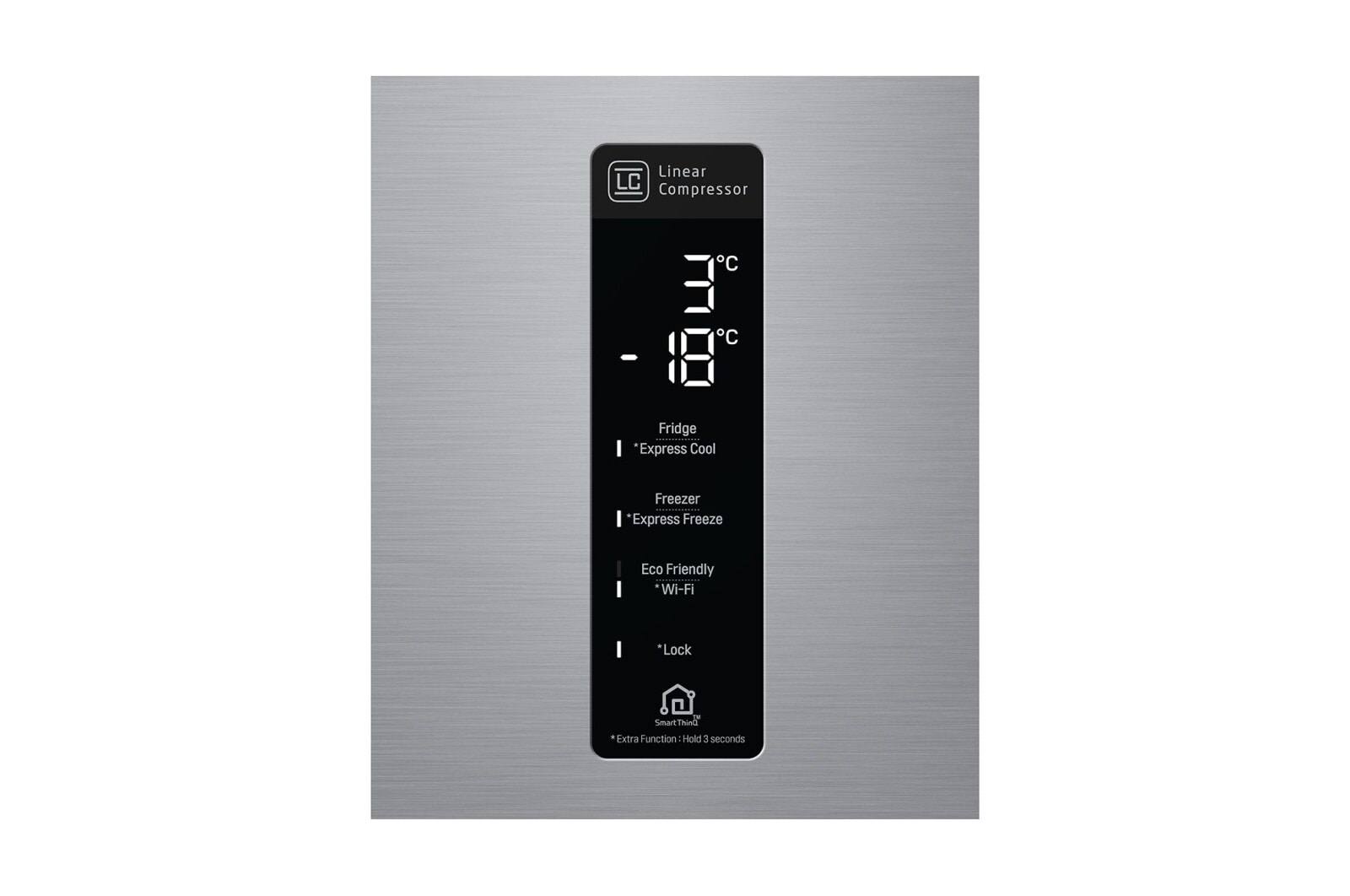 LG  462 L Bottom Freezer with Inverter Compressor in Platinum silver, GB-B4452PZ