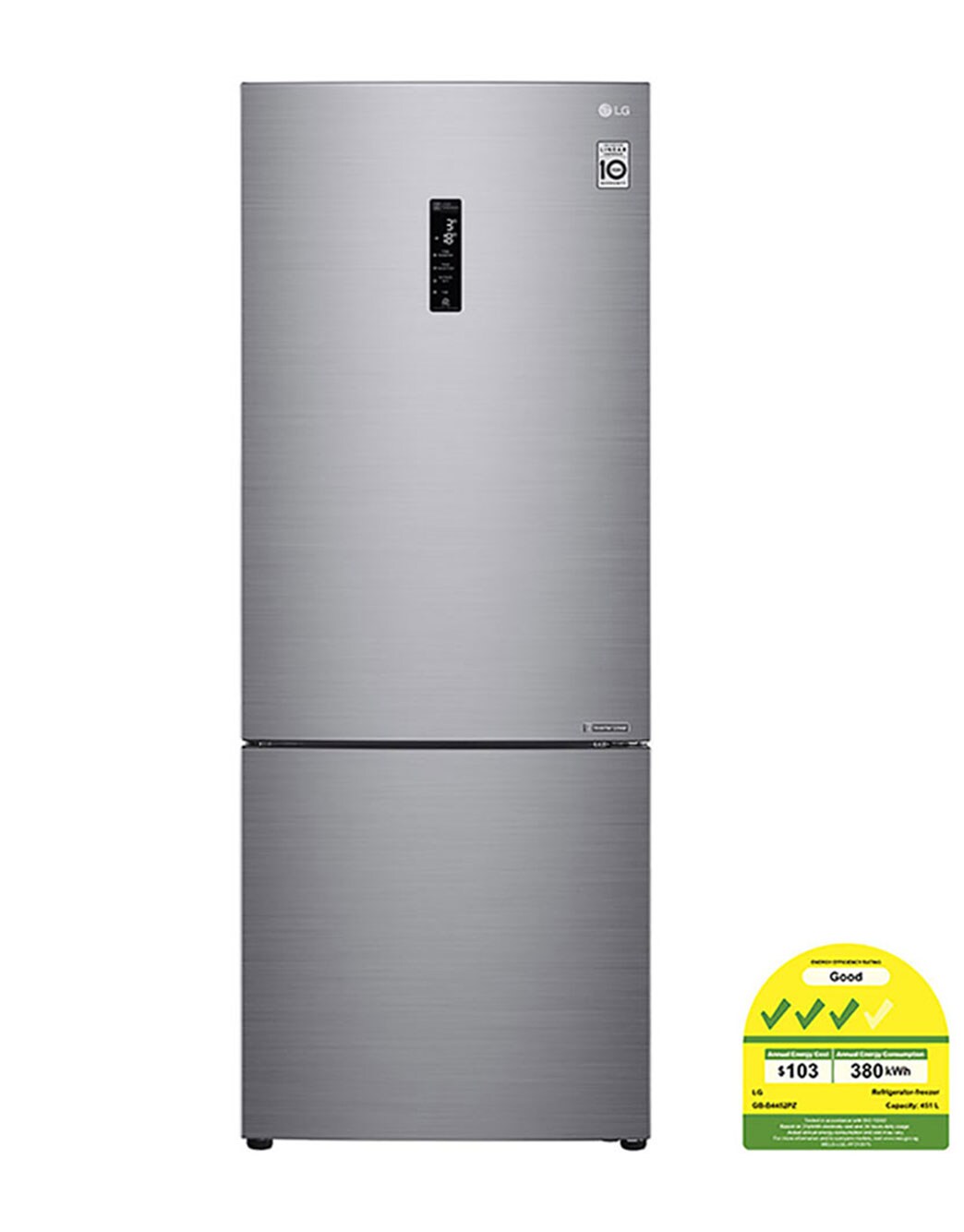 451L Bottom Freezer in Platinum silver LG SG