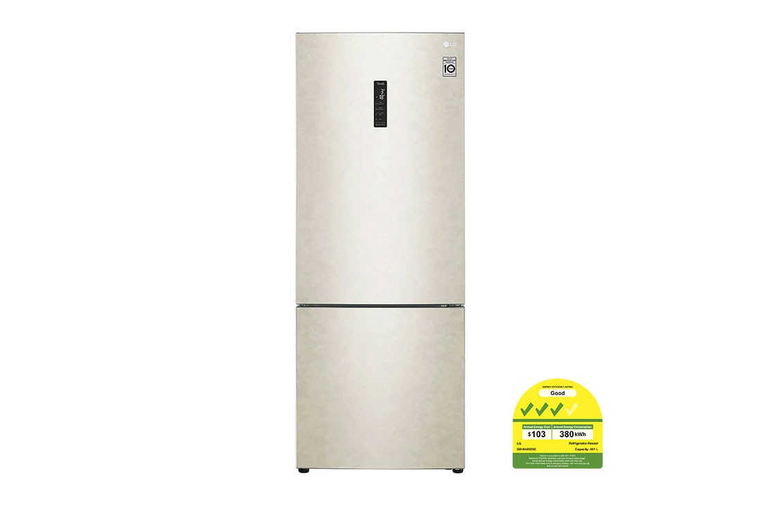 451L Inverter Compressor Bottom Freezer GBB4452SE LG SG