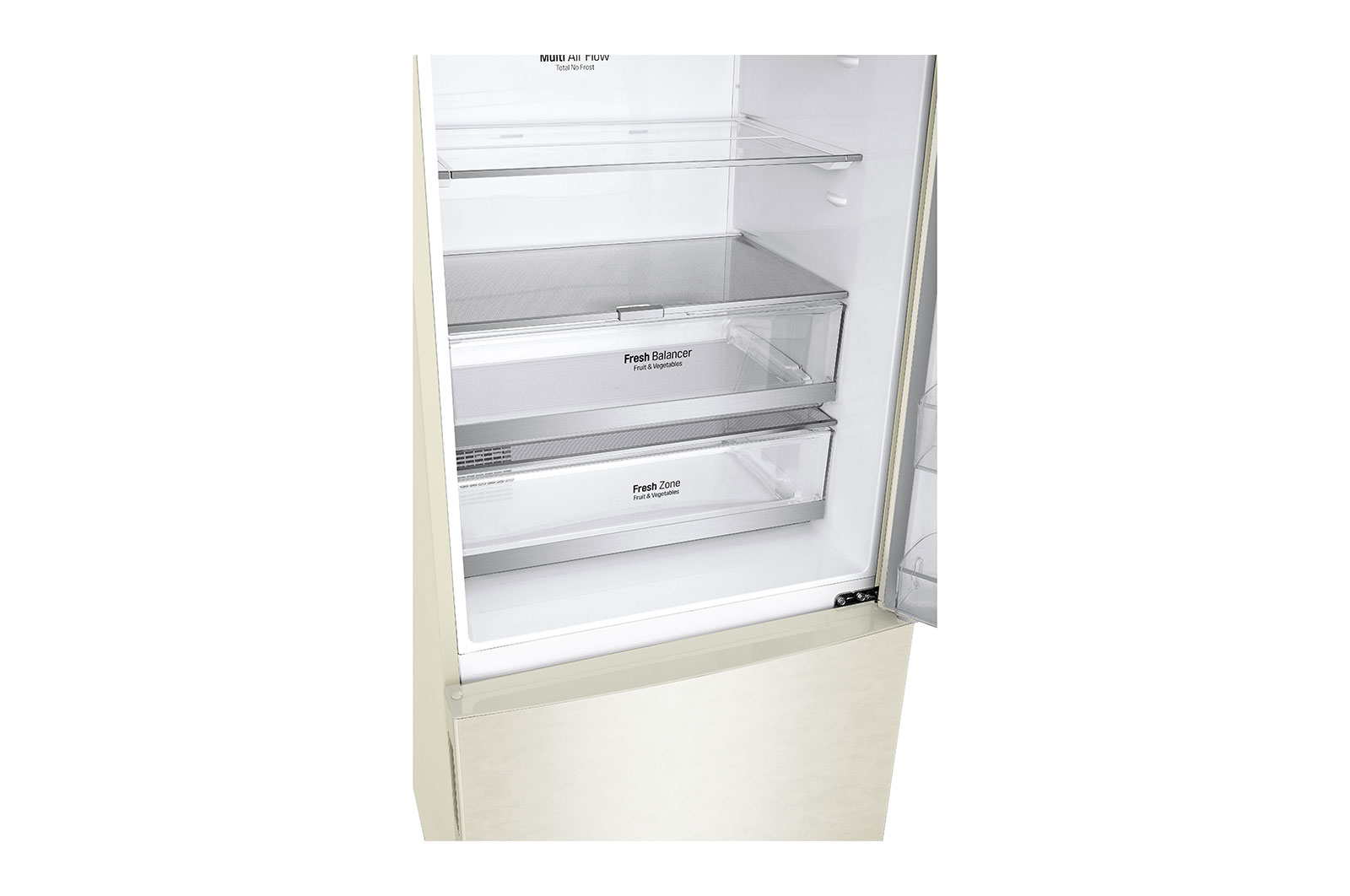 LG 462L Inverter Compressor Bottom Freezer in Cream Marble, GB-B4452SE