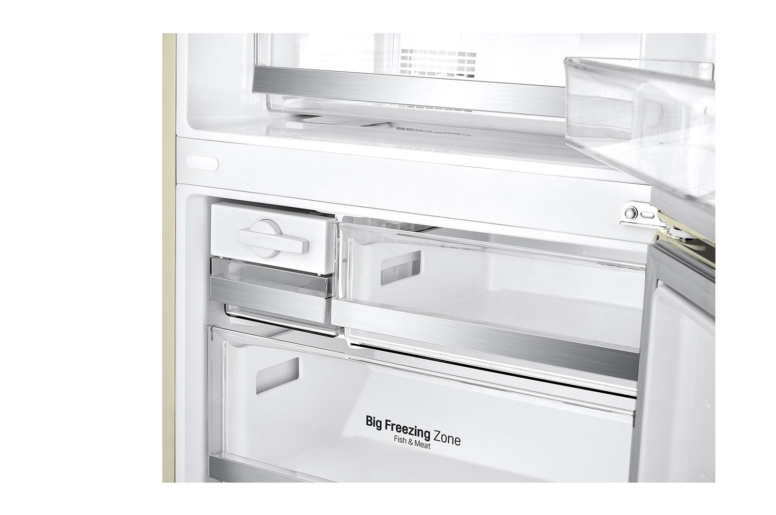 LG 462L Inverter Compressor Bottom Freezer in Cream Marble, GB-B4452SE