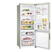 LG 462L Inverter Compressor Bottom Freezer in Cream Marble, GB-B4452SE