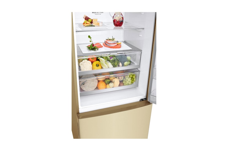 LG 626L side-by-side-fridge with Inverter Linear Compressor in Platinum Silver, GS-B6263PZ