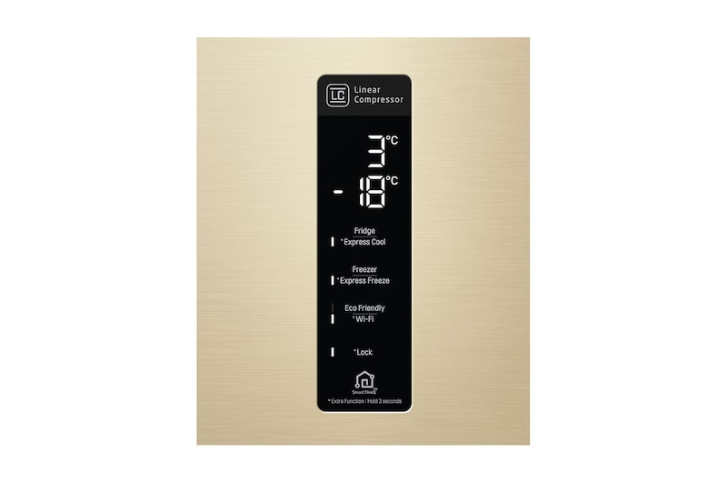 LG 626L side-by-side-fridge with Inverter Linear Compressor in Platinum Silver, GS-B6263PZ