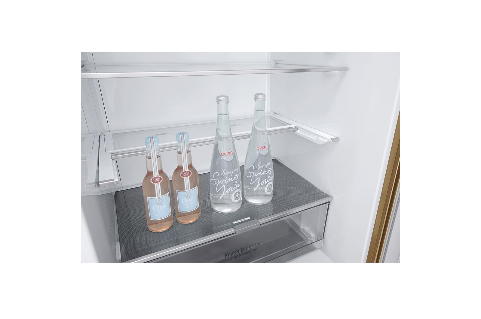 LG 626L side-by-side-fridge with Inverter Linear Compressor in Platinum Silver, GS-B6263PZ